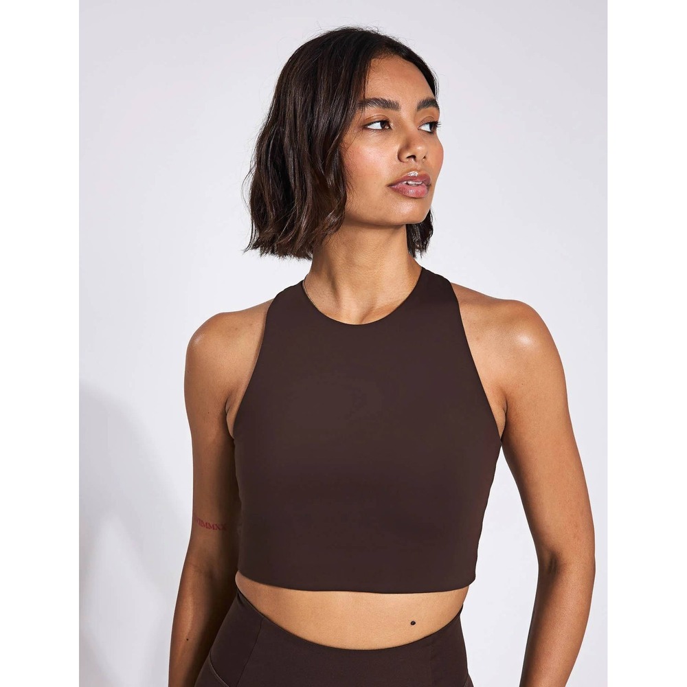 Skims Girlfriend Collective Dylan Bra - Cocoa Bean 3x